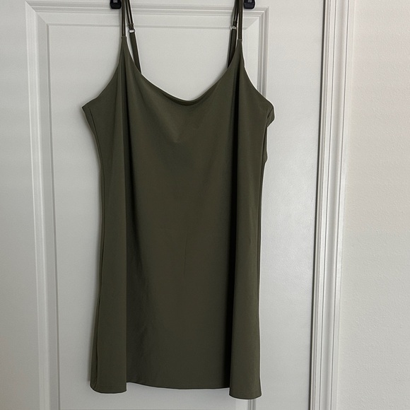 Abercrombie & Fitch Dresses & Skirts - Abercrombie & Fitch Olive Green Slip Dress